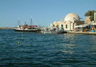 Harbour in Chania